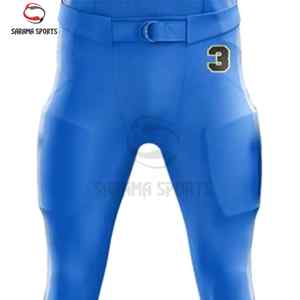 Ventes en gros d'uniformes de football américain personnalisés sublimés de haute qualité, 100% polyester respirant, anti-UV, grande taille, séchage rapide - Product Image 4