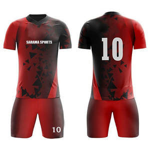 Nuevo Uniforme de Fútbol Unisex con Diseño Elegante, Jersey de Fútbol Personalizado, Transpirable, de Secado Rápido, 100% Poliéster, para Entrenamiento de Fútbol - Product Image 1