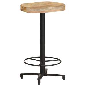 Ensemble de 2 tabourets de bar en bois naturel - Product Image 2