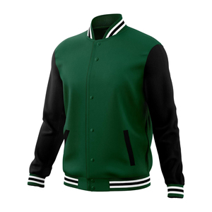 Direct Factory Manufacturers Men's Customizable <b>Canvas</b> Varsity <b>Jacket</b> Custom Logo Printing High Quality Winter Windproof - Product Image 6