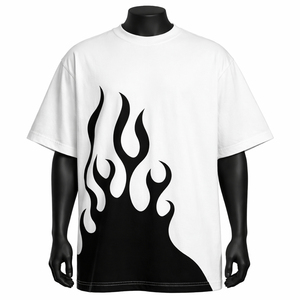 Unisex <b>White</b> <b>Short</b> <b>Sleeve</b> T-<b>Shirt</b> O-Neck Casual Regular Fit 100% Cotton Jersey Knitted Breathable Anti-Wrinkle Quick Dry - Product Image 3
