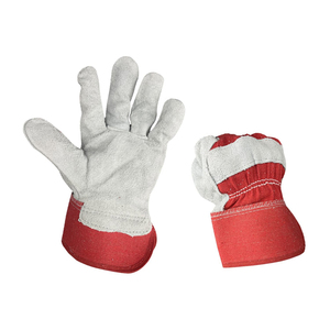 Cow Split Leather Driver Work <b>Gloves</b> Comfortable Durable Safety <b>Gloves</b> for Construction Farming and Outdoor - Product Image 4