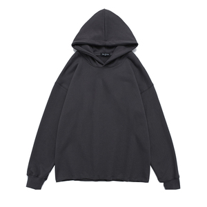 Sudadera con Capucha para Hombre, Corte Regular, Color Negro Sólido, Forro Polar de Algodón, Ropa Casual de Invierno, Impermeable y Ecológica - Product Image 3