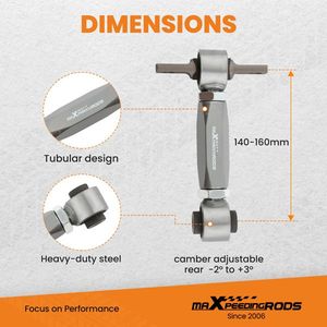 Adjustable Rear Suspension Upper Camber Control Arm for Honda for Civic 1988-2000 - Product Image 2
