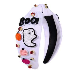 Stylish Seed Beads Beaded Embroidery <b>Headband</b> Colorful <b>Boho</b> Hairband Elegant Seed Beads <b>Headband</b> Handmade Fashion Hairband - Product Image 1