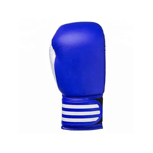 Custom Boxing <b>Gloves</b> Genuine Cowhide Leather Laced-Up Closure for Wrist Strap <b>Moisture</b> Adult Use High Quality - Product Image 3