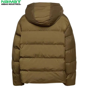 Reinforced Fabric Work Puffer Jacket Men Industrial Durable Outerwear Thick Warm Padded Utility Winter Coat - Product Image 2