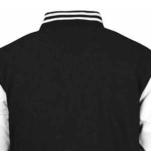 Custom Chenille Embroidery Patched Logo Letterman Varsity Men Baseball Jackets With Leather Sleeves for Men - Product Image 5