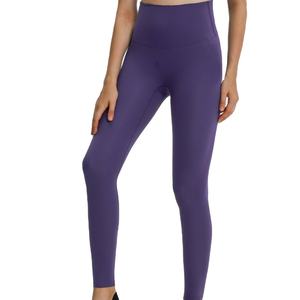 Running Workout Gym Fitness Mid Waist Yoga Pants <b>Butt</b> <b>Lifting</b> Sport Seamless Anti-Odor Spandex/Polyester Custom Logo Women OEM - Product Image 1