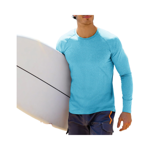 180 Gsm mixte Materia 100% Polyester T-Shirt athlétique entraînement pêche Tee sonnerie séchage rapide UPF 50 + Protection solaire léger - Product Image 1