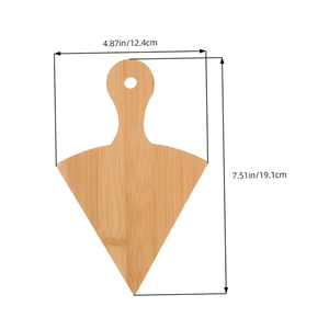 Planche à pizza en bambou de qualité supérieure avec poignée, planche à découper pour fromage et desserts, en provenance du Vietnam. - Product Image 3