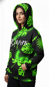 Sudadera con Capucha Unisex Extra Grande y Elegante con Estampado de Sublimación de Alta Definición Diseñada para Marcas de Ropa Urbana - Product Image 4