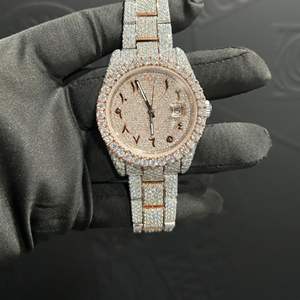 Reloj de Diamantes Cultivados en Laboratorio de Alta Calidad a Precio de Fábrica, Reloj con Diamantes Cultivados en Laboratorio DEF - Product Image 4