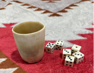 Dés de jeu en corne de buffle 100 % écologiques faits à la main, dés en os de chameau, artisanat naturel, six faces décoratives, prix abordables - Product Image 4
