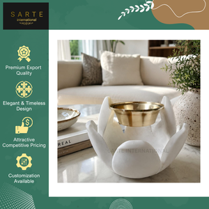 Diffuseur d'arômes de qualité supérieure en gros, lampe parfumée artisanale, huiles essentielles écologiques, marbre, laiton, encens - Product Image 3