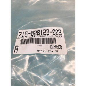 LAM 716-028123-003 <b>RING</b>, FILLER, <b>CERAMIC</b>, 8 INCH - Trusted Global Legacy Semiconductor Equipment and Parts at - Product Image 1