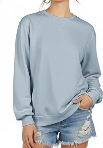 Sweat-shirt à col rond pour femme personnalisé, coupe classique, en molleton de coton, vêtements décontractés, fabricant - Product Image 5
