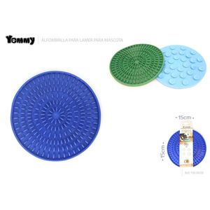 Tapis à lécher Yommy pour animaux de compagnie, 15 cm de diamètre, design antidérapant - Product Image 1