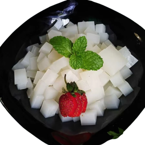 Jarabe de Nata de Coco Fresca MÁS VENDIDO - Cubos de 3mm/5mm/8mm, Gelatina Versátil de Fibra de Coco para Jugos y Cócteles de Frutas - Product Image 1