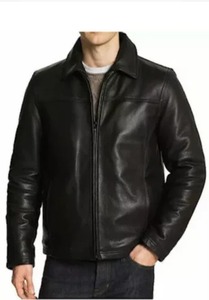 Men <b>Cafe</b> <b>Racer</b> Bomber Biker Genuine Leather <b>Jacket</b> Motorcycle <b>Jacket</b> - Product Image 1