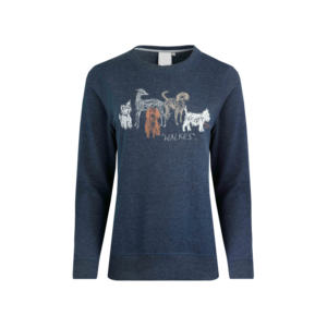 Sweat-shirt à col rond pour femme, coupe classique, tissu épais, manches longues, logo personnalisé imprimé, 100% coton molletonné, sweat-shirt unisexe - Product Image 4