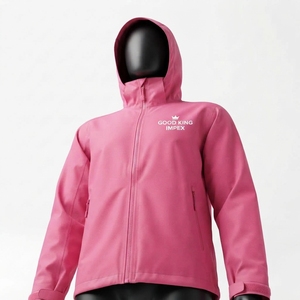 Custom Breathable Sporty Winter <b>Men's</b> <b>Waterproof</b> Windproof Hooded <b>Packable</b> Outdoor Rain <b>Jacket</b> Shell - Product Image 5