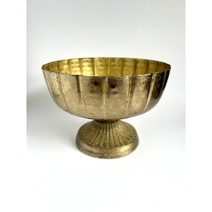 Gold Finished Metal <b>Ice</b> Bowl Round Shape Rust Resistant Beverage <b>Cooler</b> For Home Hotel Barware Use Wine Bowl On Sale - Product Image 5