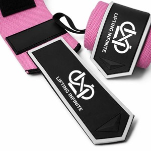 Super Large Elasticity Cotton & Rubber Heavy Duty Strength Custom Logo Weightlifting Camo Wrist <b>Wraps</b> with Belt Loop - Product Image 3
