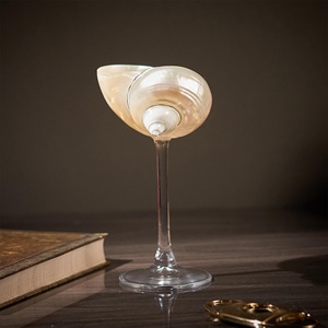 Vaso de concha marina estilo vintage, vasos de concha natural para cócteles y martinis - Product Image 6