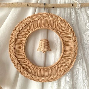 Natural rattan wreath <b>large</b> & small size wreaths holiday festival <b>ornament</b> christmas decorations - Product Image 5