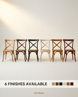 Chaises/tabourets de salle à manger en hêtre massif de style nordique/français avec fonction de démontage pour restaurants, hôtels, usage domestique