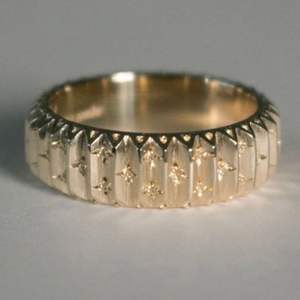 Bague épaisse ovale en argent sterling 925 plaqué or 18 carats, bijoux tendance pour femmes, mariages et soirées, vente en gros - Product Image 1