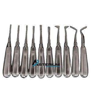 ชุดเครื่องมือถอนฟันแบบแมนนวล Asterium Instruments รุ่นพรีเมียม ออกแบบตามหลักสรีรศาสตร์ สำหรับการผ่าตัดถอนฟัน ทำจากสแตนเลสสตีล - Product Image 4