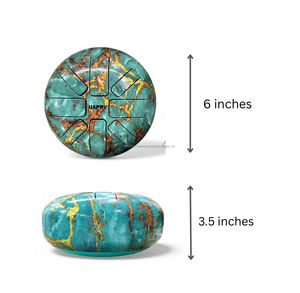 Tambor de Lengüeta Artístico de Acero Inoxidable con Recubrimiento de Esmalte, Instrumento Digital Handpan para Meditación, Yoga, Relajación y Sanación Sonora - Product Image 3