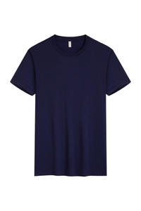 <b>Red</b> Crew Neck <b>T</b>-<b>Shirt</b> Short Sleeve Loose Fit Casual Solid Color 100% Cotton Jersey Breathable Spring Summer Unisex - Product Image 2