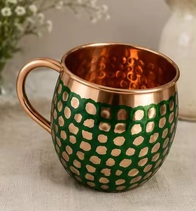 Tazas de Cobre Moscow Mule con Aislamiento Térmico, Baño de Oro y Asas, Taza Metálica con Diseño Impreso a un Precio Increíble - Product Image 5