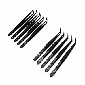 Pince à pansements dentaires Hu-Friedy Utility Pick Up DPU17 noire, lot de 10 pièces, instruments dentaires HuFriedy en acier inoxydable, certifiés CE - Product Image 1