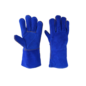 Guantes de Soldadura Resistentes al Calor, Guantes de Trabajo de Cuero Personalizados, Diseño OEM - Product Image 5
