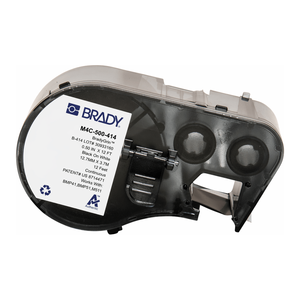 BradyGrip Reusable Hook Labels with Ribbon for M4/M5 <b>Printers</b> <b>Cable</b> and Equipment Tagging - Product Image 1