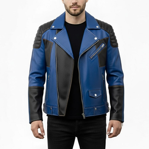 Style Winter Casual Wear Men's Leather Jacket with Winter Jacket Men Canvas <b>Fabric</b> <b>Waterproof</b> & Windproof High Street - Product Image 1