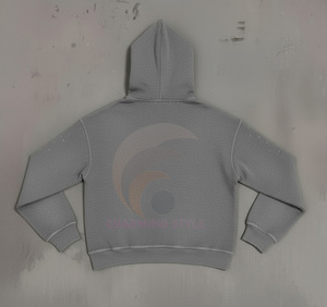 High Quality 100% Cotton Unisex Hoodie for Men Heavy Hoodie Pullover Sweatshirt Custom Logo French <b>Terry</b> Blank Hoodies - Product Image 2
