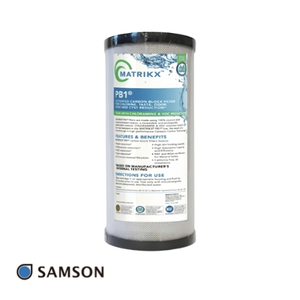 Cartouche filtrante au chloramine pour système de filtration d'eau domestique Big Blue B2B Supply - Product Image 1