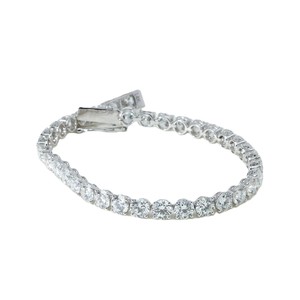 กำไลข้อมือแต่งงานแบบมินิมอลซ้อนกันได้ ทองคำแท้ 10K 14K 18K ได้รับการรับรองจาก IGI เพชรทรงกลมสังเคราะห์ สี DEF ความสะอาดระดับ VS VVS - Product Image 3