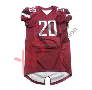 Vente en gros bas quantité minimale de commande maillot de football américain de qualité supérieure nouveau design uniformes imprimés par sublimation sur mesure chemises de taille XL - Product Image 6