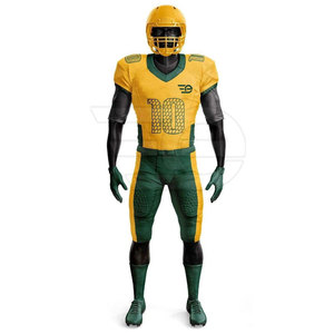 Uniforme de football américain à manches courtes, tenue d'entraînement athlétique légère personnalisée pour joueur d'équipe, pour hommes - Product Image 2