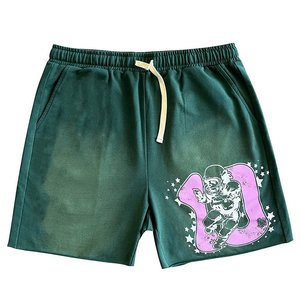 Pantalones Cortos de Algodón con Cordón para Hombre, Estilo Hip Hop Urbano, Holgados, Casuales, con Logotipo Personalizado, de Alta Venta, para Verano - Product Image 1