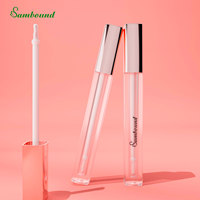 Tubes carrés longs de 3,5 ml de haute qualité pour gloss à lèvres, flacon en plastique haut de gamme pour rouge à lèvres liquide, blush, tube de gloss à lèvres personnalisé, export.