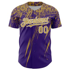 Maillot de baseball personnalisé sublimé, entièrement boutonné, 100 % coton biologique, antibactérien, col en V, manches courtes, séchage rapide, logo frontal - Product Image 6