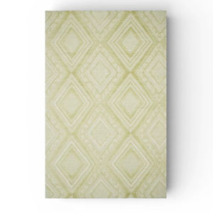 Alfombra de Lana Anudada a Mano, Diseño Moderno y Novedoso, Ecológica, Gruesa, Beige Marfil, Hecha a Mano para Sala de Estar - Product Image 1