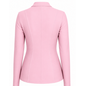 Pink Equestrian <b>Jacket</b> for <b>Women</b> Slim Fit Riding Blazer Stylish Horse Riding Competition Coat Custom Wholesale Fashion Apparel - Product Image 2